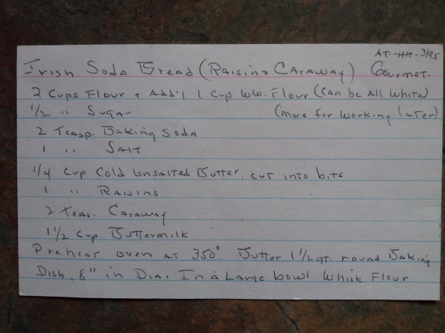My Mother's Handwritten Recipe